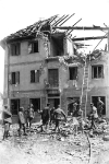 Asiago devastata dai bombardamenti